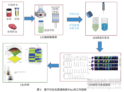 衍生化在脂肪酸质谱分析中的应用研究进展