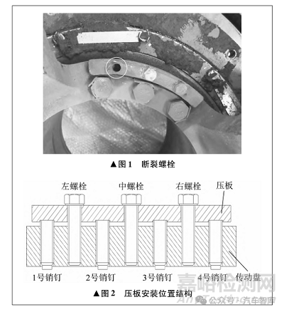 传动盘螺栓断裂失效分析案例