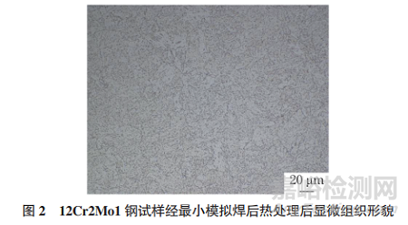 模拟焊后热处理对承压设备用Cr-Mo钢显微组织和力学性能的影响